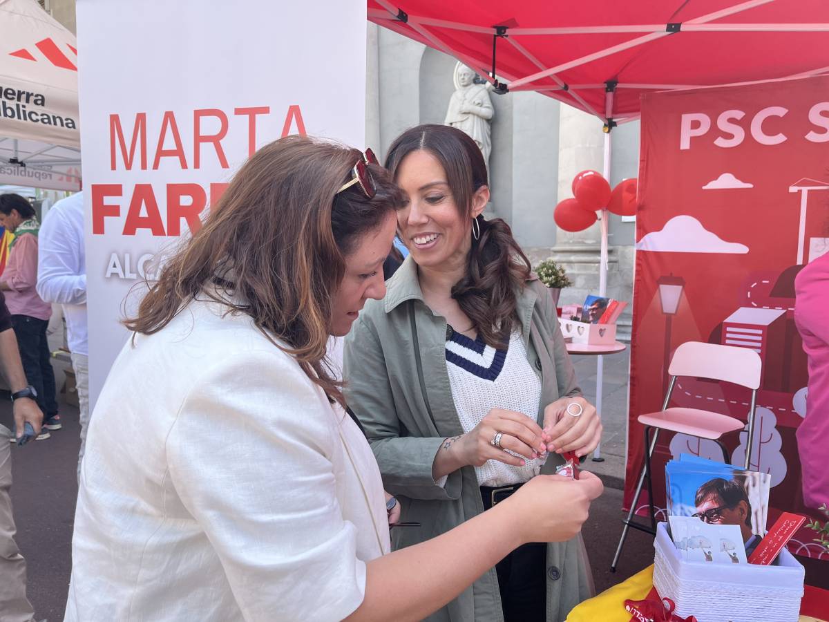 Marta Farrés reivindica la cultura i anima a viure Sant Jordi als carrers