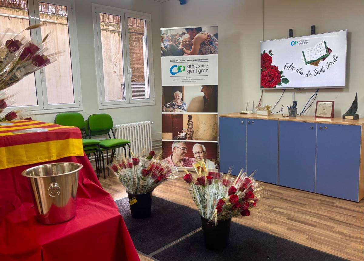 El Sant Jordi que no es veu, però hi és