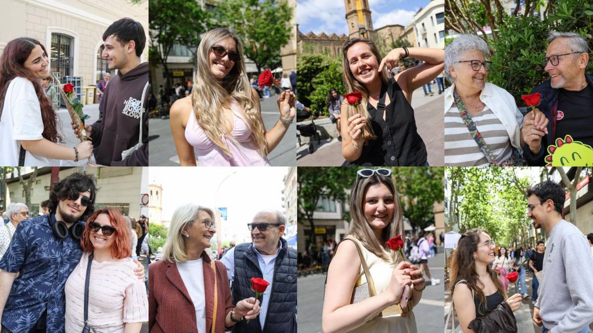 VÍDEO | Sant Jordi, una de les tradicions més estimades: "Si el 12 d'octubre és festiu, el 23 d'abril ho hauria de ser"