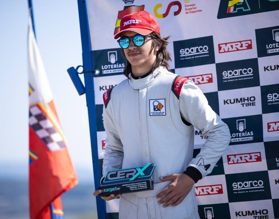 Brillant inici del terrassenc Jan Salas a l’estatal de rallycross