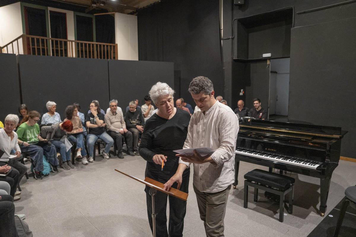 Rosa Maria Ribera i Pau Jorquera, a Amics de les Arts - Alberto Tallón