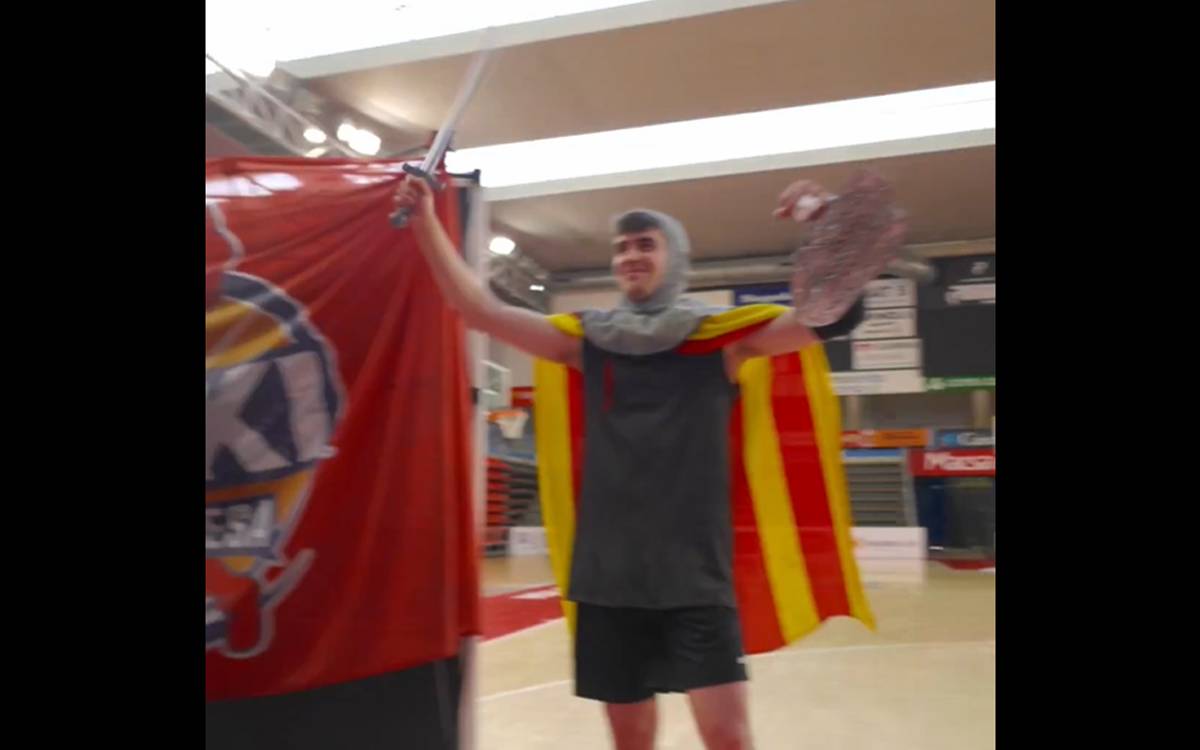 El Baxi Manresa s'uneix a la festivitat de Sant Jordi d'una forma molt original