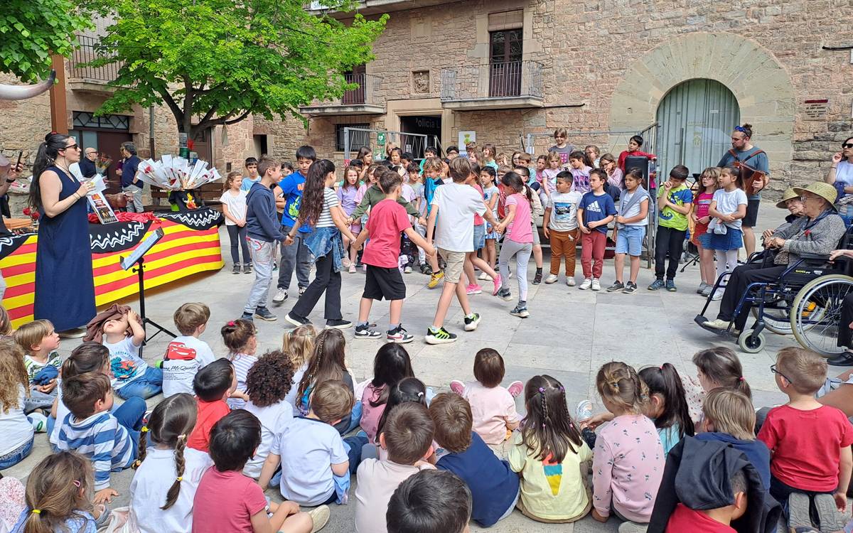 Santpedor viu un Sant Jordi participatiu