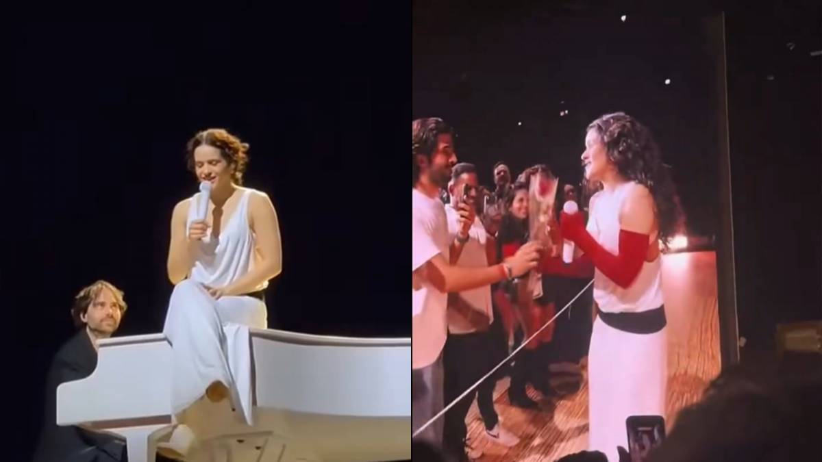 Rosalía celebra Sant Jordi a Amsterdam i rep una rosa d'un fan: «Sempre regalo flors a la meva germana i a ma mare»