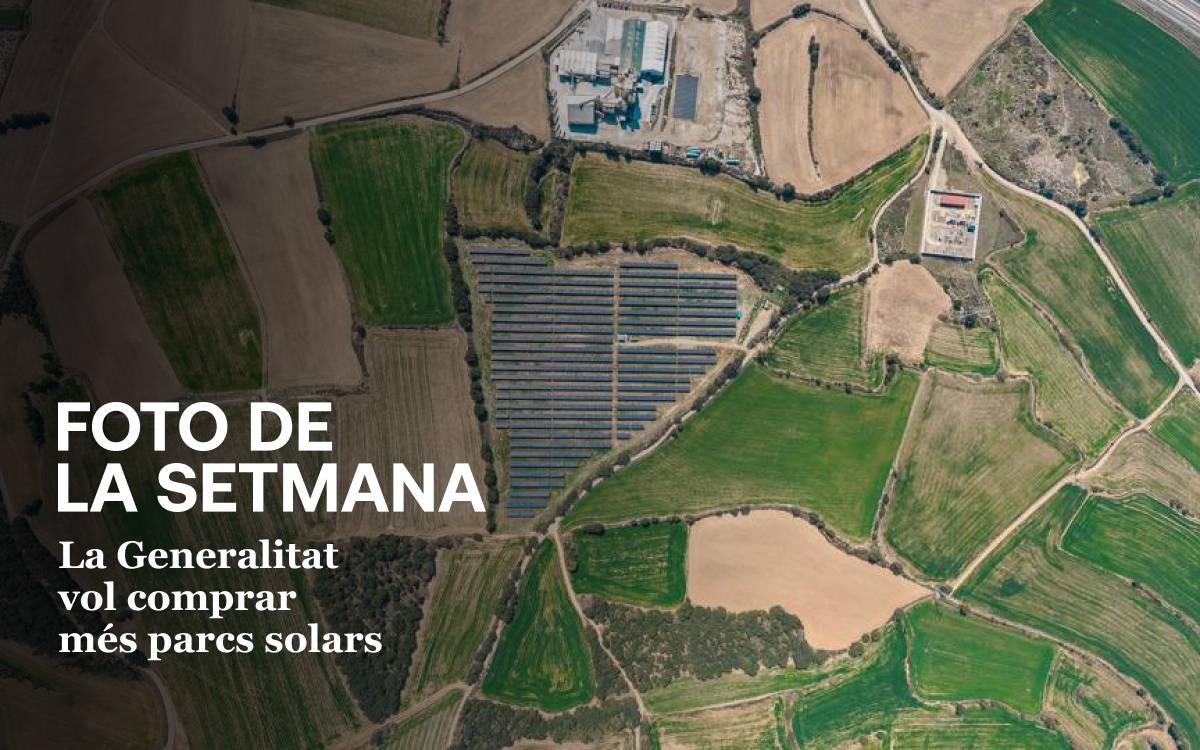 Foto de la setmana: la Generalitat vol comprar més parcs solars