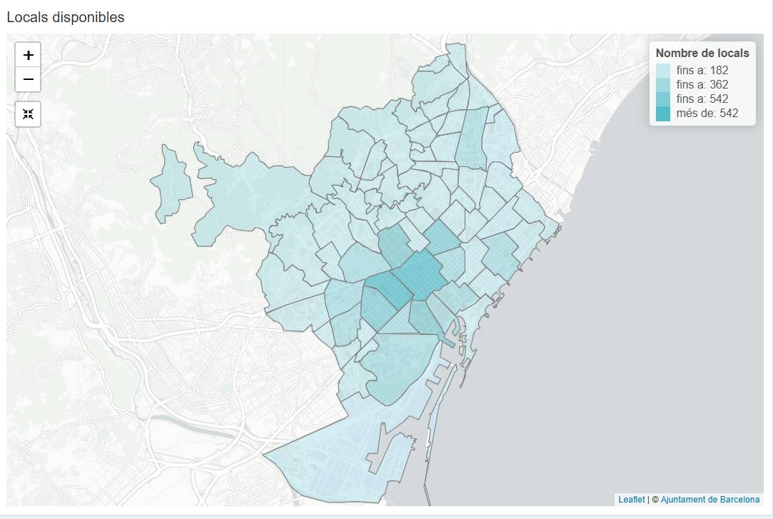 Els bars i restaurants de Barcelona, per barris