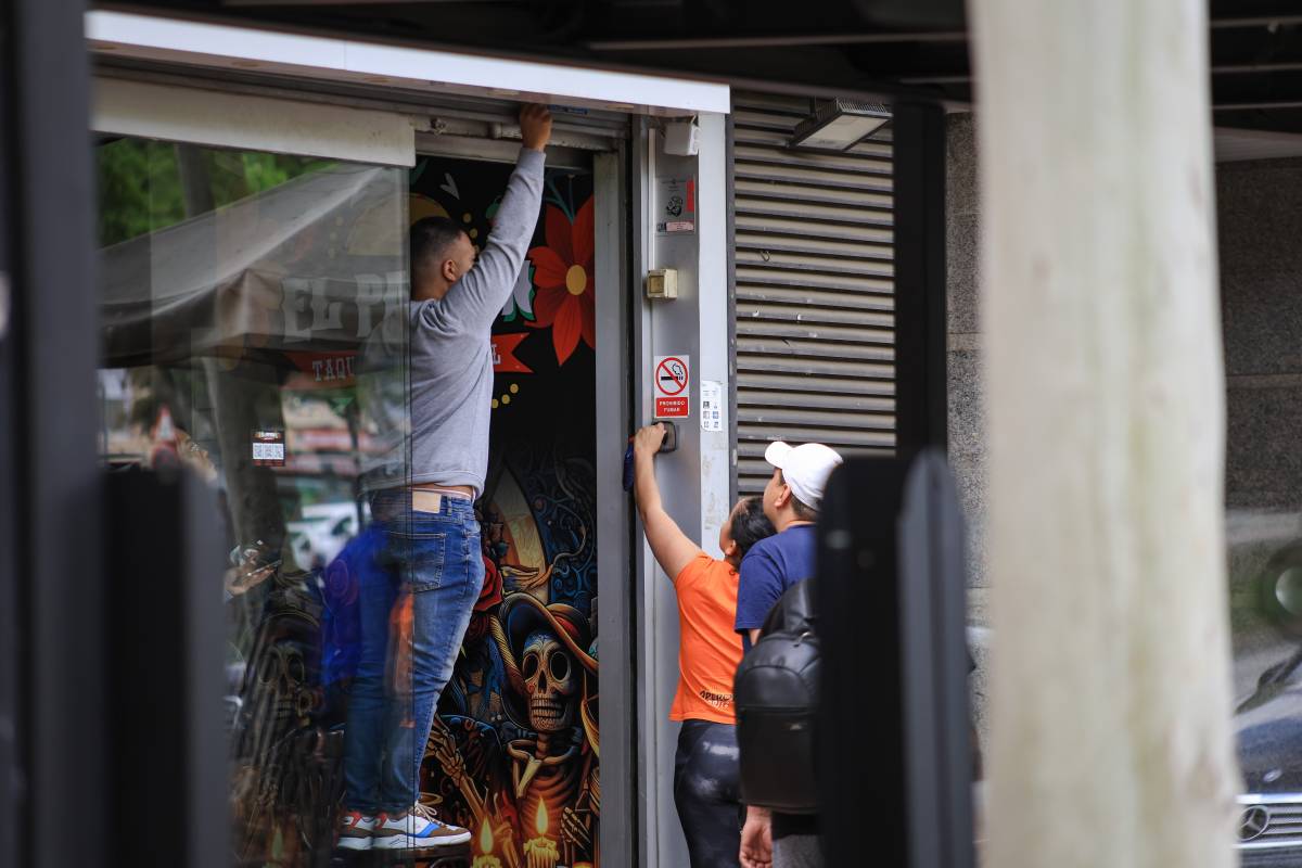 La C-58c a les fosques durant l`apagada