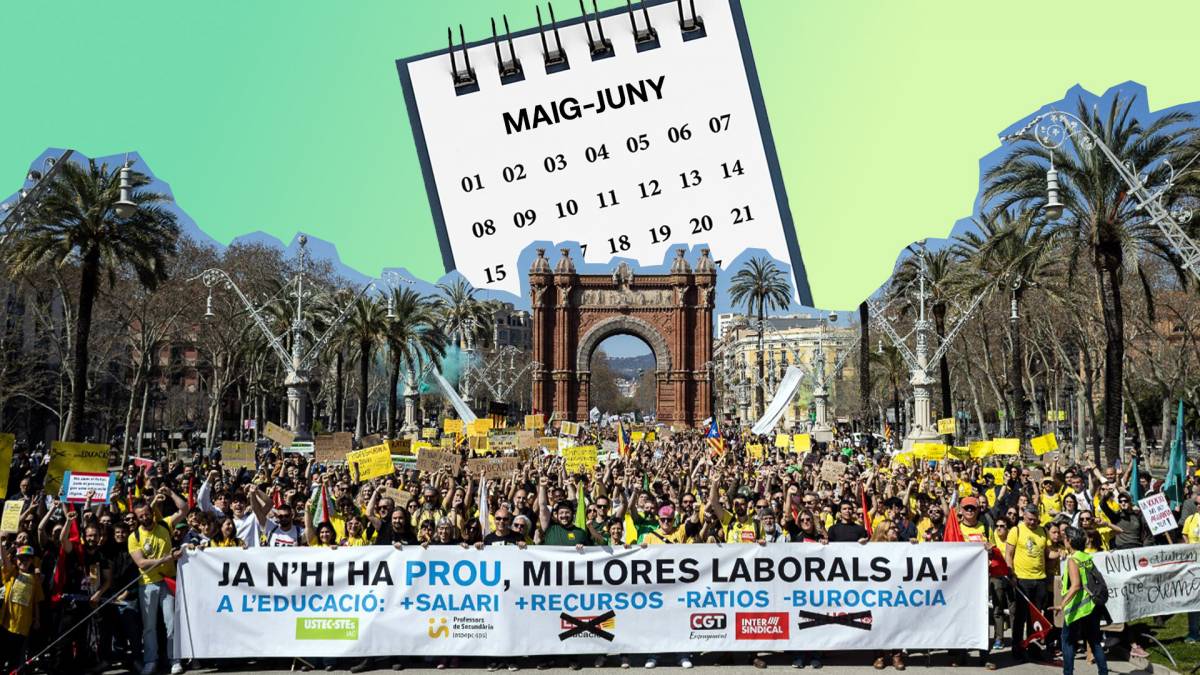 L'escola catalana s'aboca a un mes de vagues: «El curs no acabarà amb normalitat»
