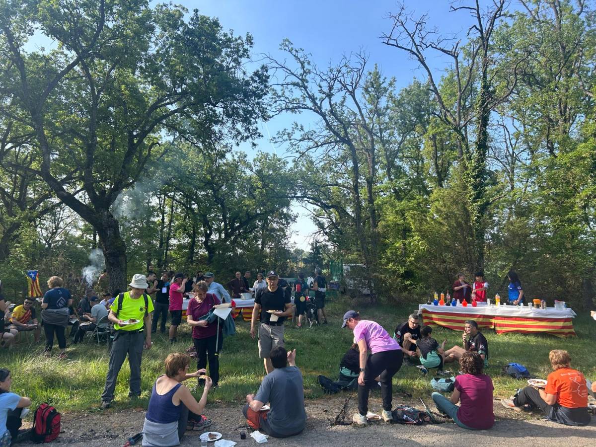 Esmorzar de la caminada de Pinell  - 