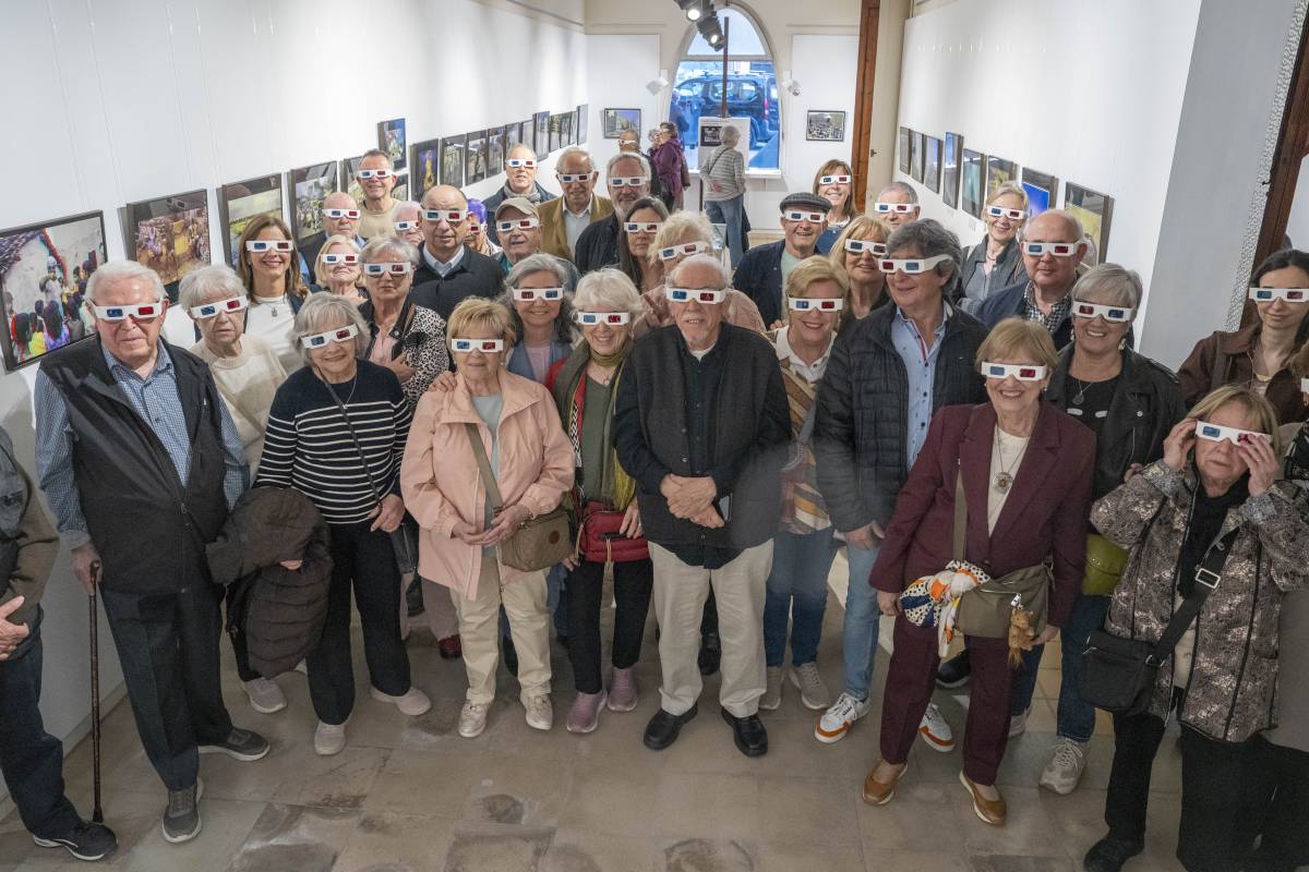 Foto de grup a l'Arxiu Tobella - Nebridi Aróztegui