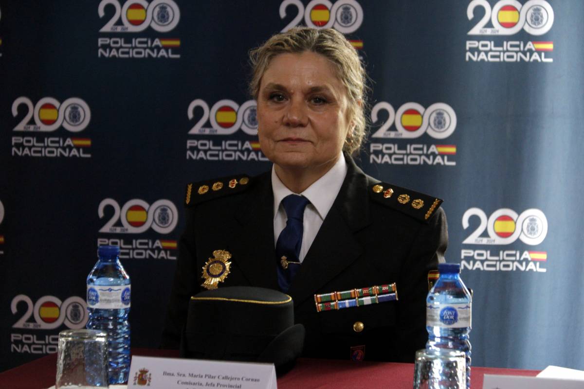 María Pilar Callejero, primera comissària en cap de la Policia Nacional a Lleida