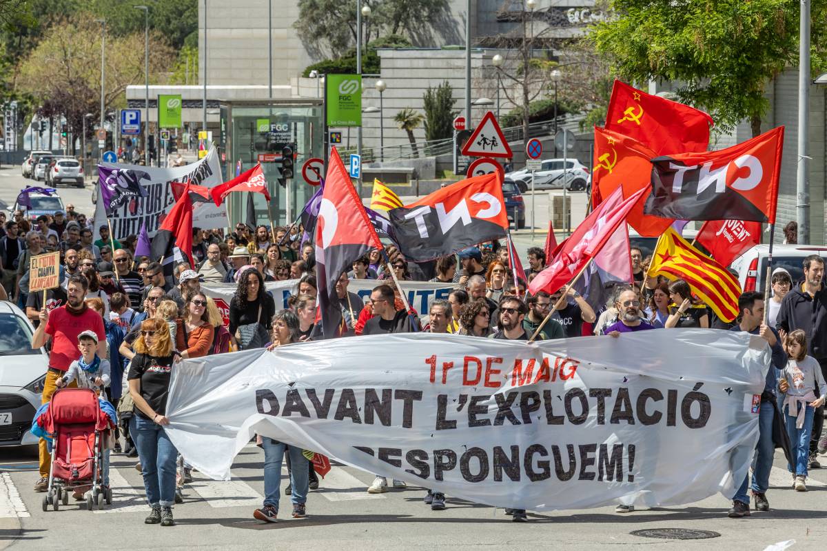 Els sindicats convoquen una manifestació unitària a Sabadell el dia 1 de maig