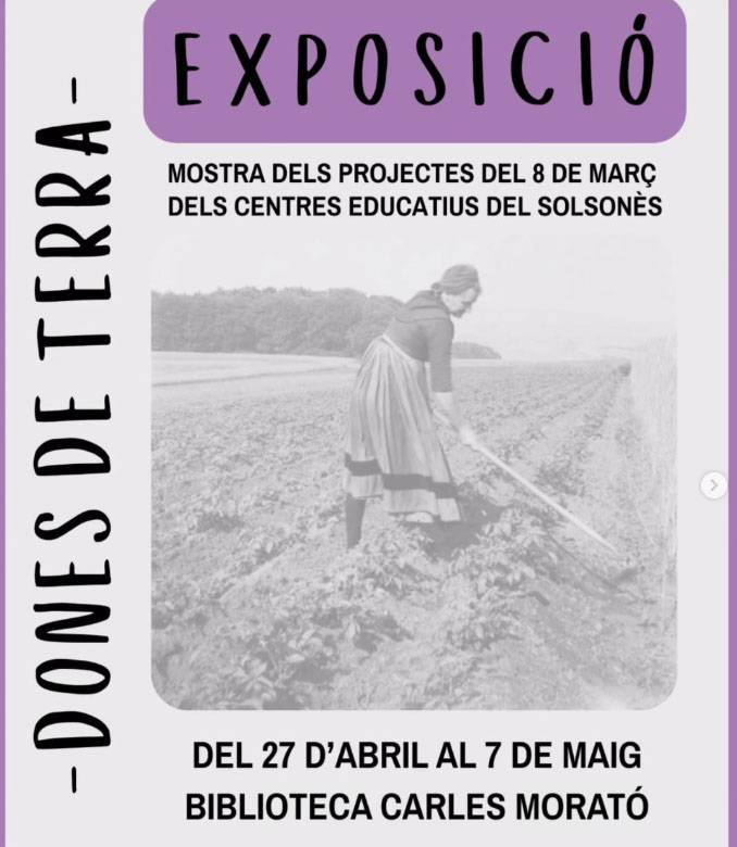 La biblioteca de Solsona mostra una exposició que posa en valor el paper de les dones al món rural 
