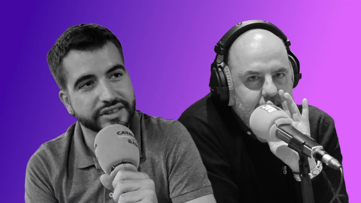 Jordi Basté i Ricard Ustrell «es posen d'acord» per carregar contra la crispació política: «Són covards disfressats»