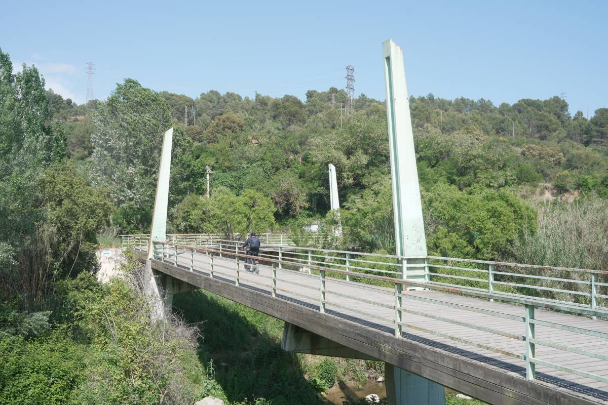 Repararan tres passeres del riu Ripoll a Sabadell