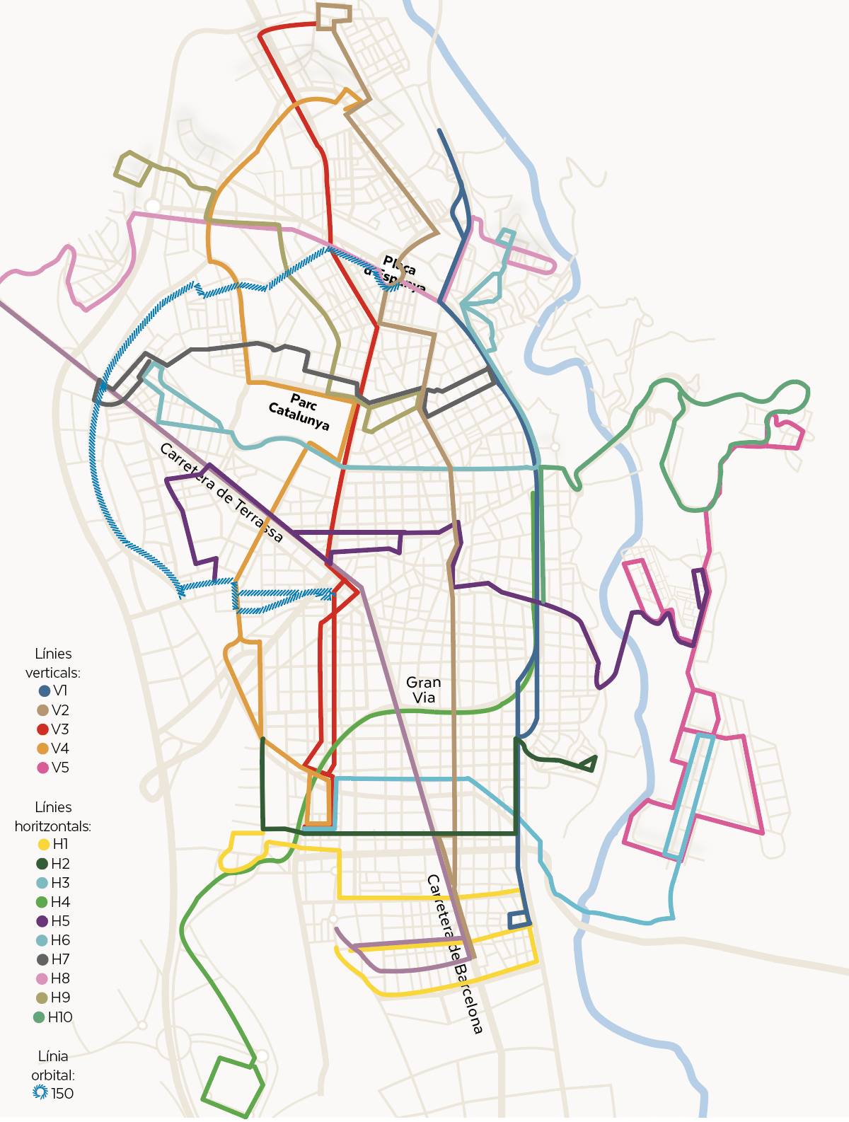 Mapa alternatiu de TUS presentat per la PTP i la Fundació Bosch i Cardellach