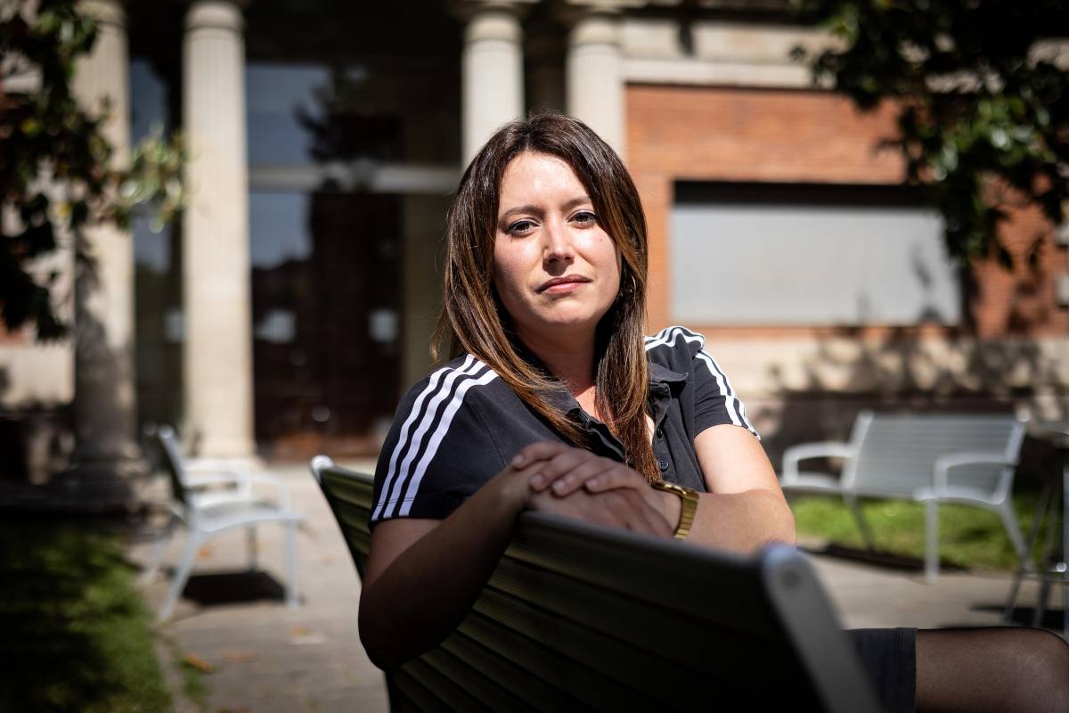 Laure Vega, fotografiada aquesta setmana al Parlament de Catalunya - Hugo Fernández