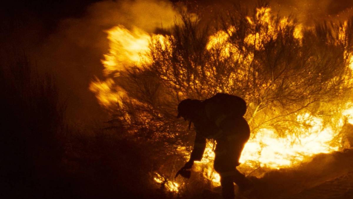 Una de les imatges més impactants del film O que arde