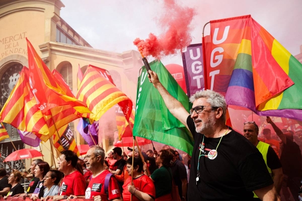 La guerra i els lloguers, temes centrals a l’1 de maig de Terrassa: 