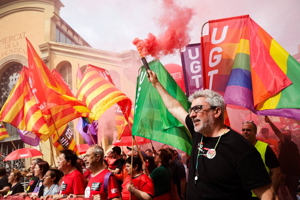 La guerra i els lloguers, temes centrals a l’1 de maig de Terrassa: "La reivindicació social i laboral han d’anar molt de bracet"