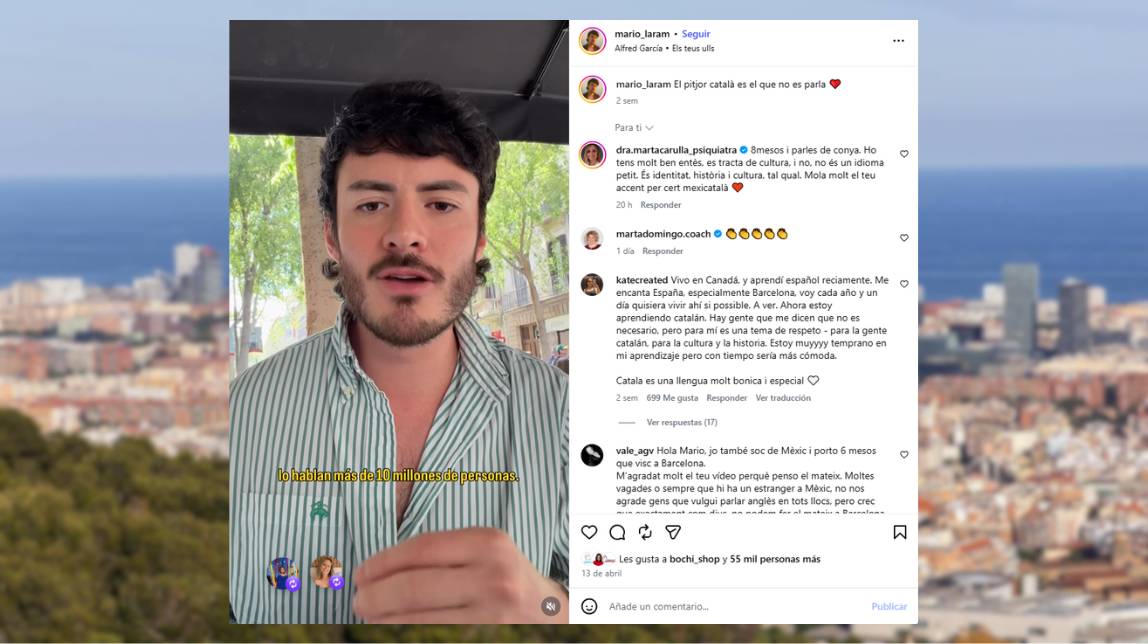 El jove mexicà que s'examinarà del B1 de català: «No soc cap geni dels idiomes, només ho he intentat»