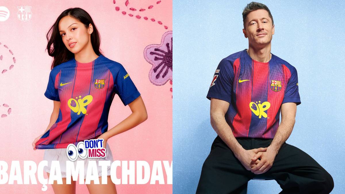 El Barça llança la nova samarreta del Clàssic en col·laboració amb la cantant Olivia Rodrigo: «Força Barça»