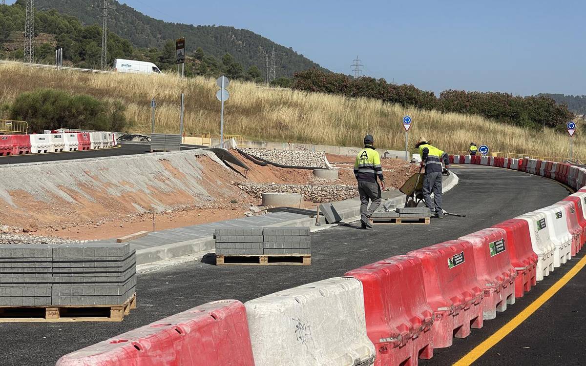 La pluja obliga a reprogramar les obres al polígon del Pont Nou II