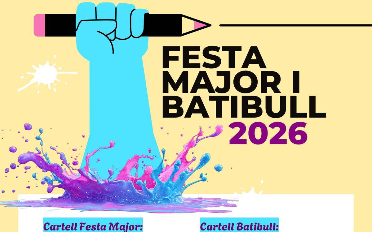 Sant Fruitós obre el concurs de cartells de la Festa Major d'Estiu i del Batibull 2026