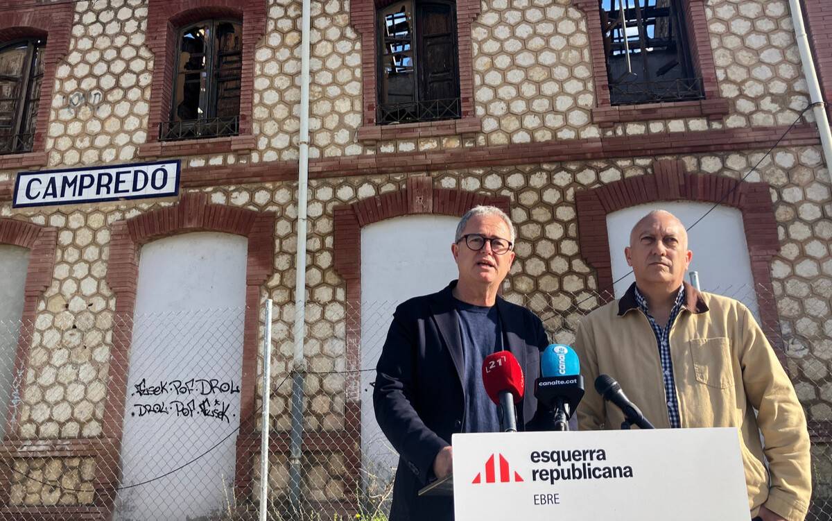 ERC reclama a Adif el traspàs de les estacions de tren ebrenques en desús