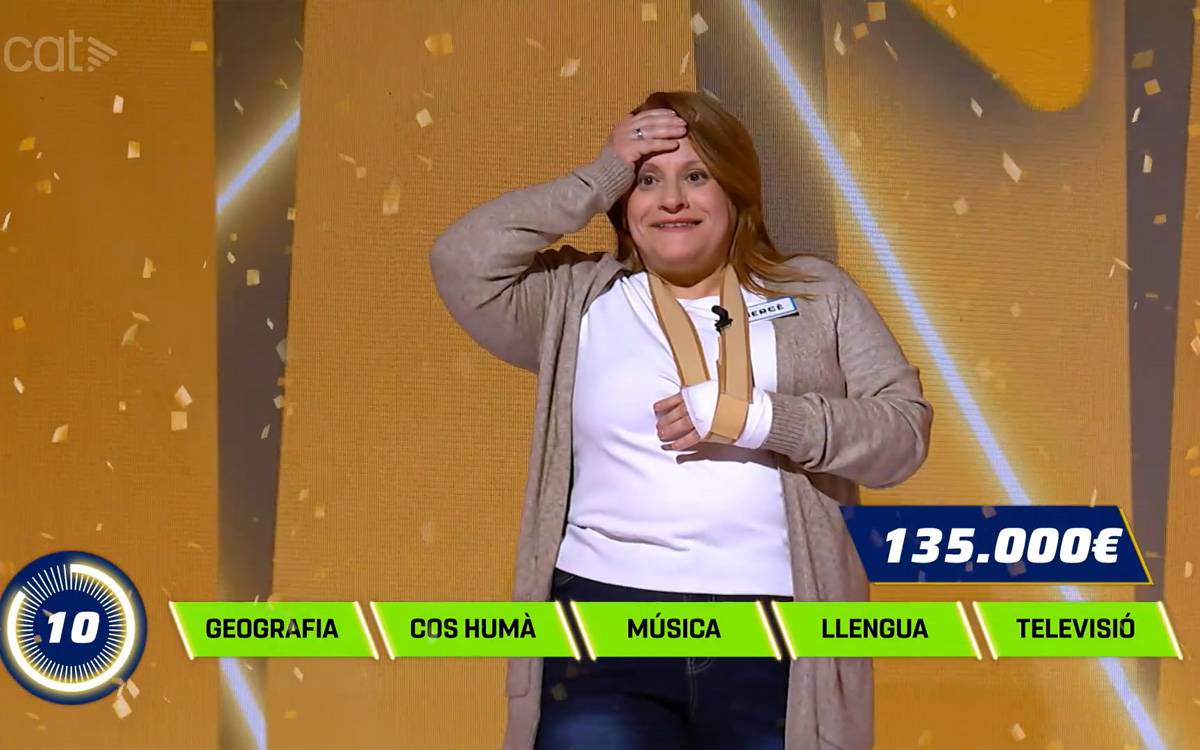 Una manresana guanya 177.000 euros a «Atrapa'm si pots» després de 82 programes