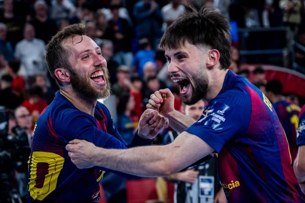 Els sabadellencs Aleix Gómez i Dani Fernández, a la 'final four' de la Champions d'handbol