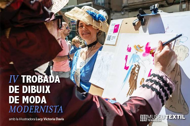 Trobada de dibuix de moda modernista - 
