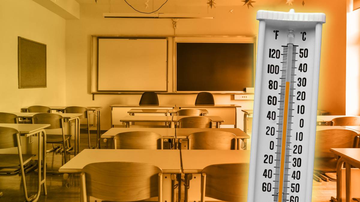 La meitat d'escoles no estan preparades pel nou clima