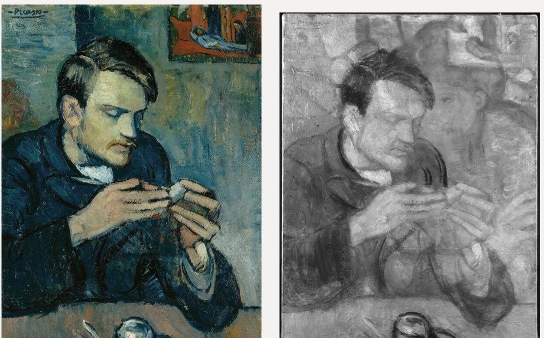 Descobreixen el retrat inèdit d'una dona amagat sota una de les pintures de Picasso