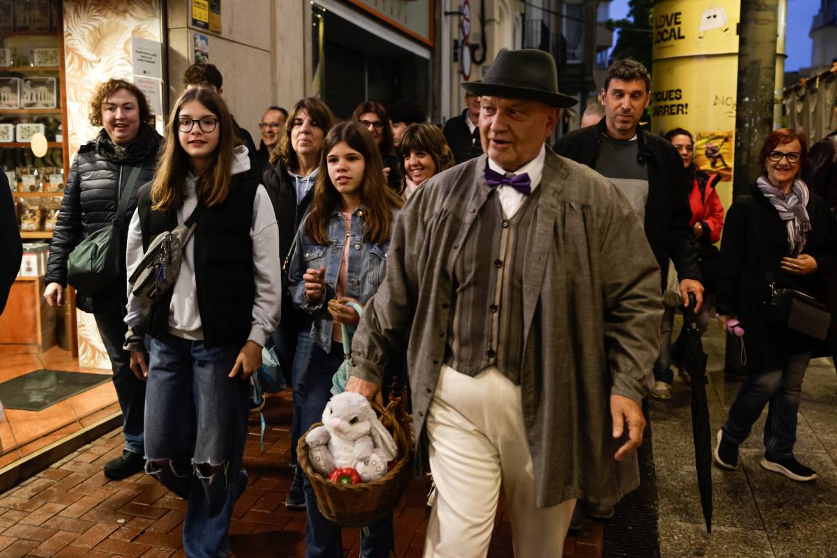 FOTOS | Alexandre de Riquer visita la seva obra en persona per a la Fira Modernista de Terrassa