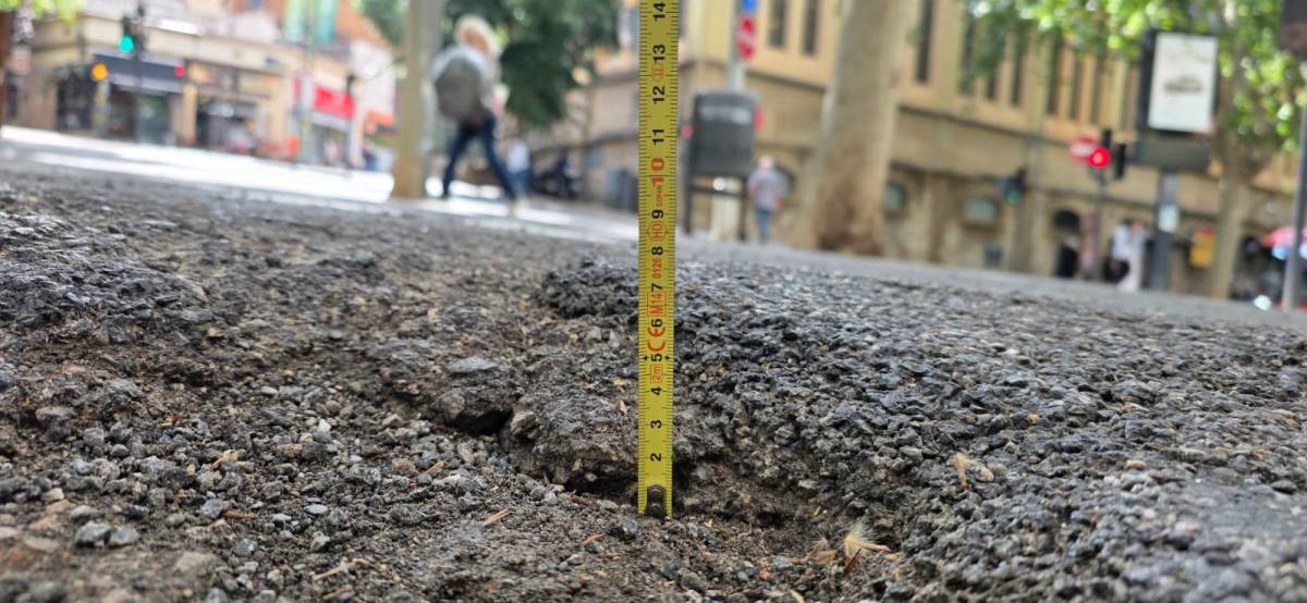 Sot asfalt Rambla d'Ègara - 