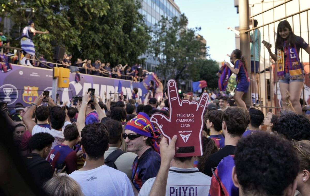 Les millors imatges de la rua blaugrana