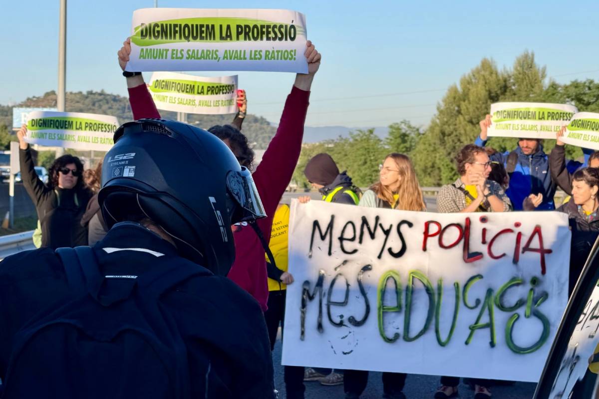 Talls de carreteres per iniciar una nova vaga educativa