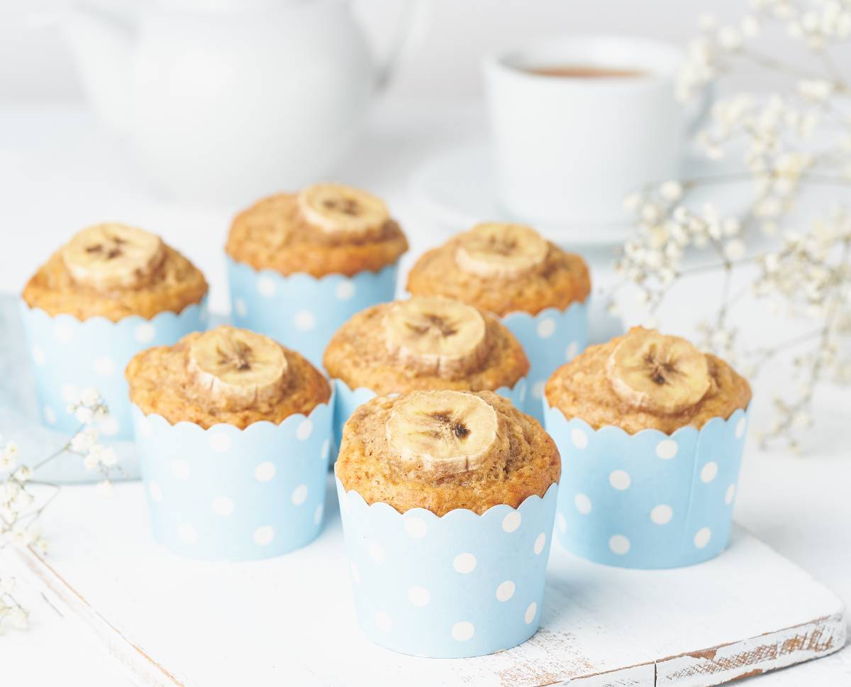Muffins de plàtan i civada