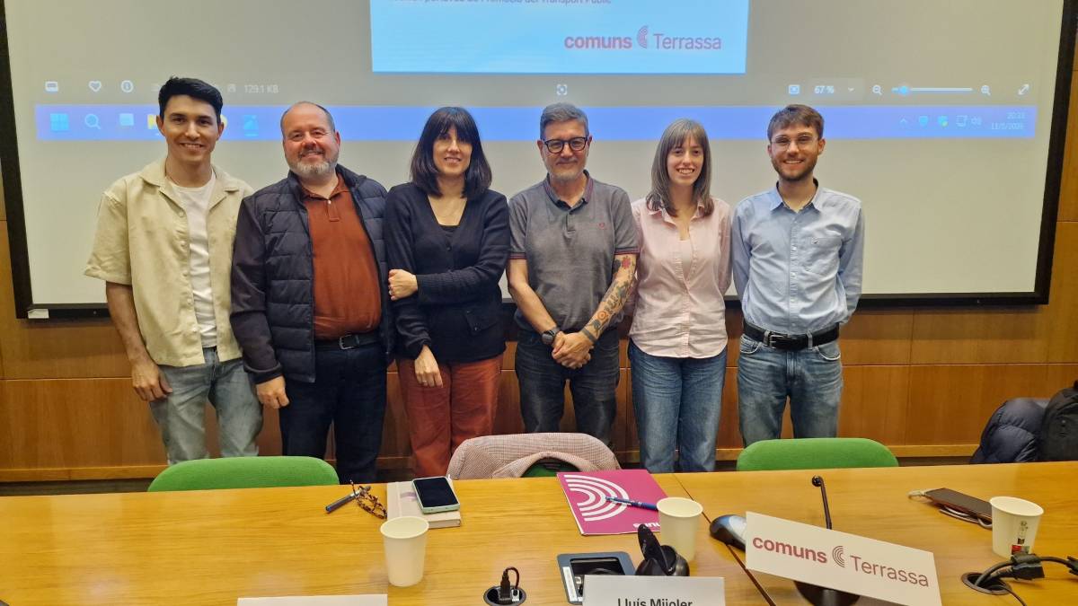Els Comuns debaten sobre el model de mobilitat de Terrassa
