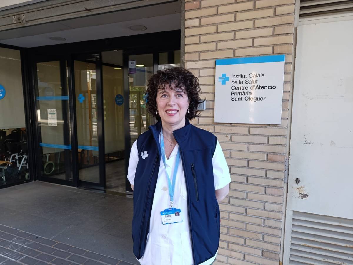 Ana Sánchez, infermera del CAP Sant Oleguer