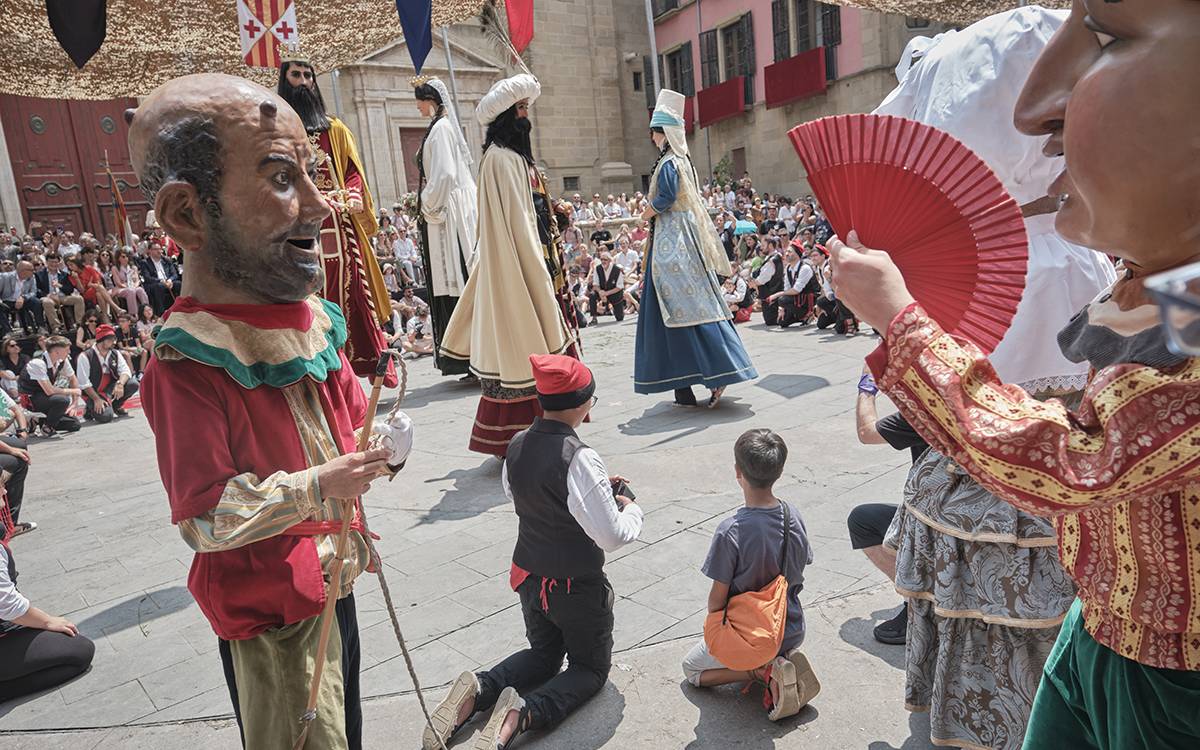 Vic inicia el procés per declarar els gegants i els caps de llúpia com a bé cultural d'interès local