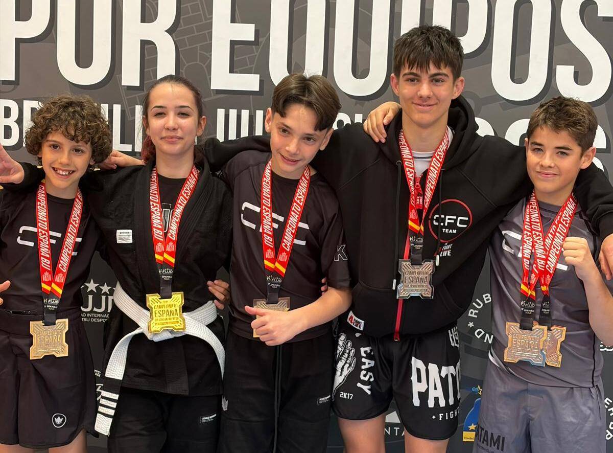 Els competidors sabadellencs que van aconseguir fer podi en la categoria de 'kids' - CEDIDA