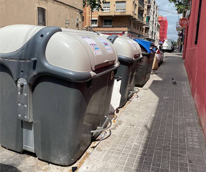 Escombraries carrer Lepant, ja substituïdes - CEDIDA