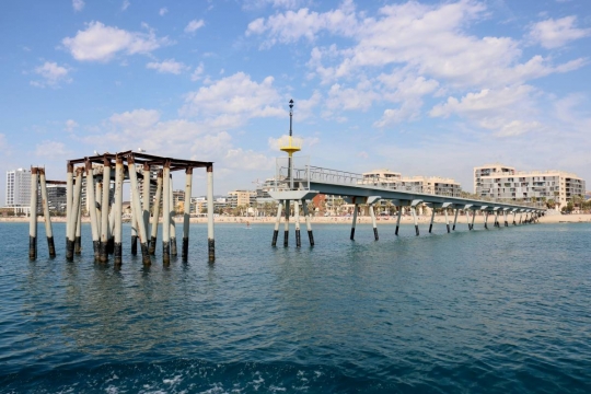 En marxa la recuperació del Pont del Petroli de Badalona després de sis anys