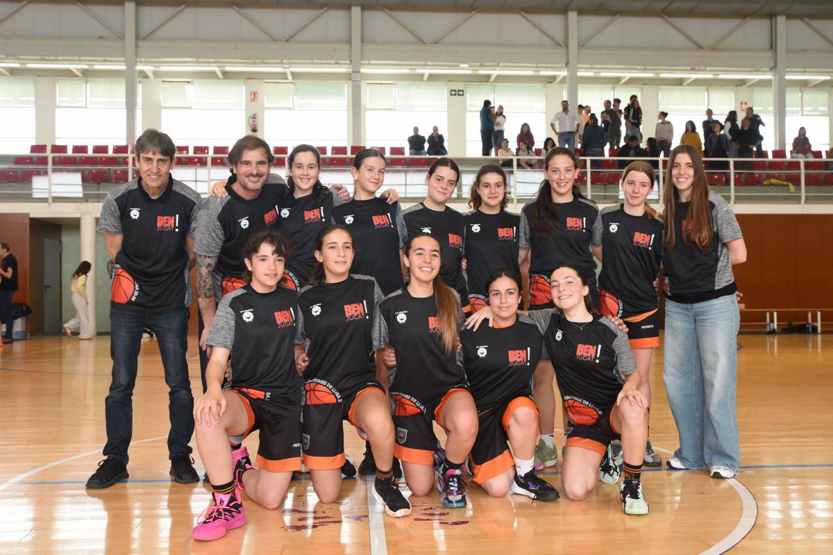 Les de l’infantil femení del CB Solsona es proclamen campiones de lliga després d’una temporada d’esforç i creixement