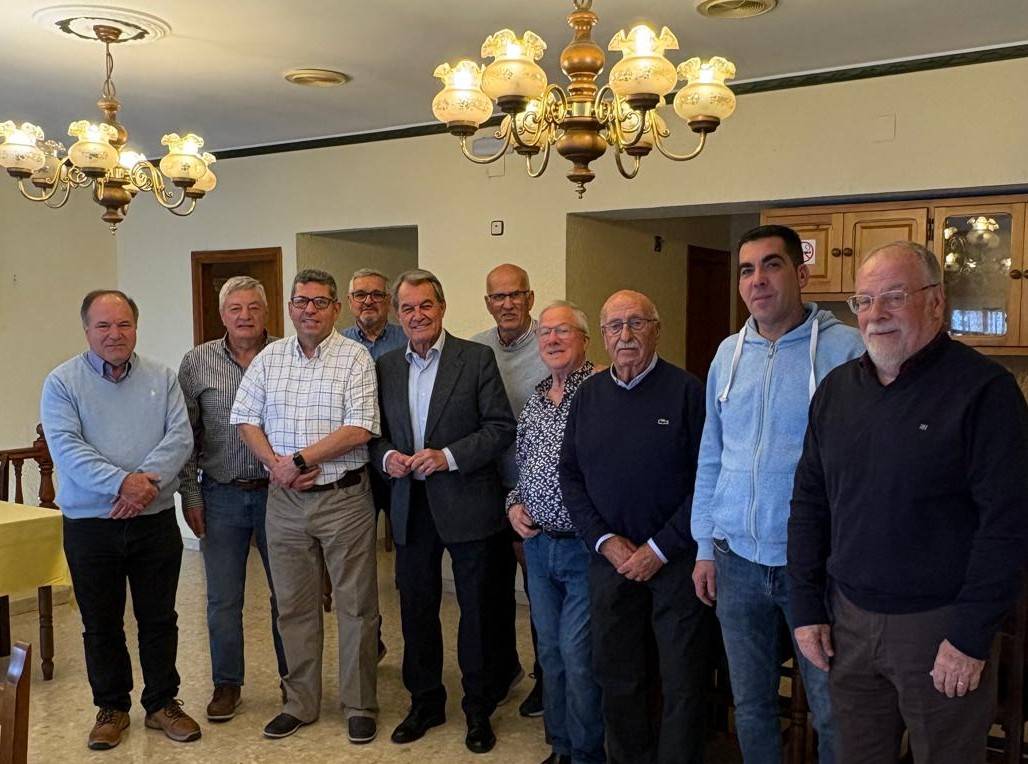 Artur Mas visita l'entitat de la Batllòria que vol la independència de Sant Celoni