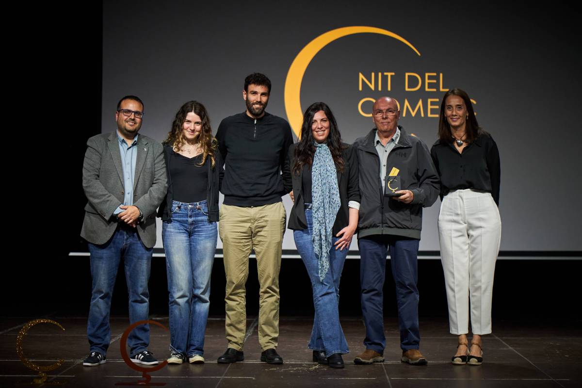 Reconeixement al Forn Viñas en la 1a Nit del Comerç a Castellar