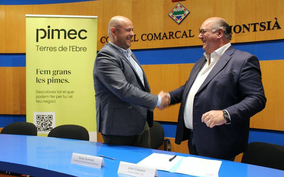 El Consell Comarcal del Montsià i PIMEC s'uneixen per afavorir el desenvolupament econòmic i social de la comarca