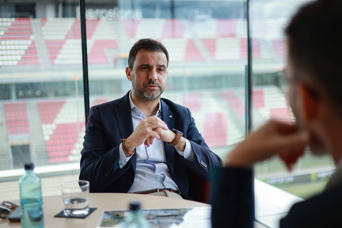 Pol Gibert, secretari d’Empresa i Treball, al Circuit de Barcelona-Catalunya